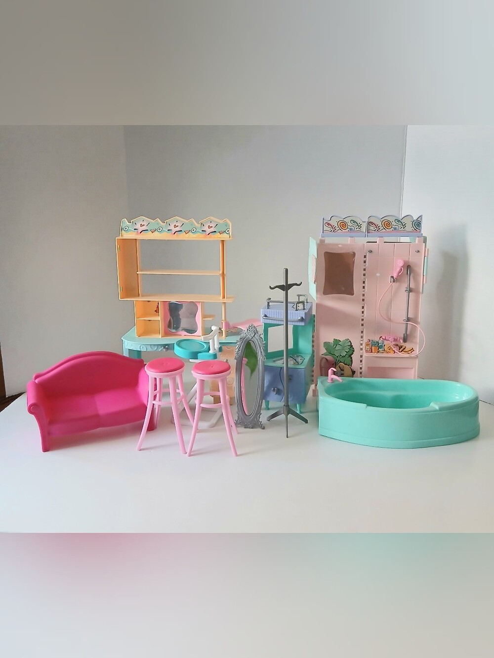 Lot Of Mixed Vintage Barbie Furniture